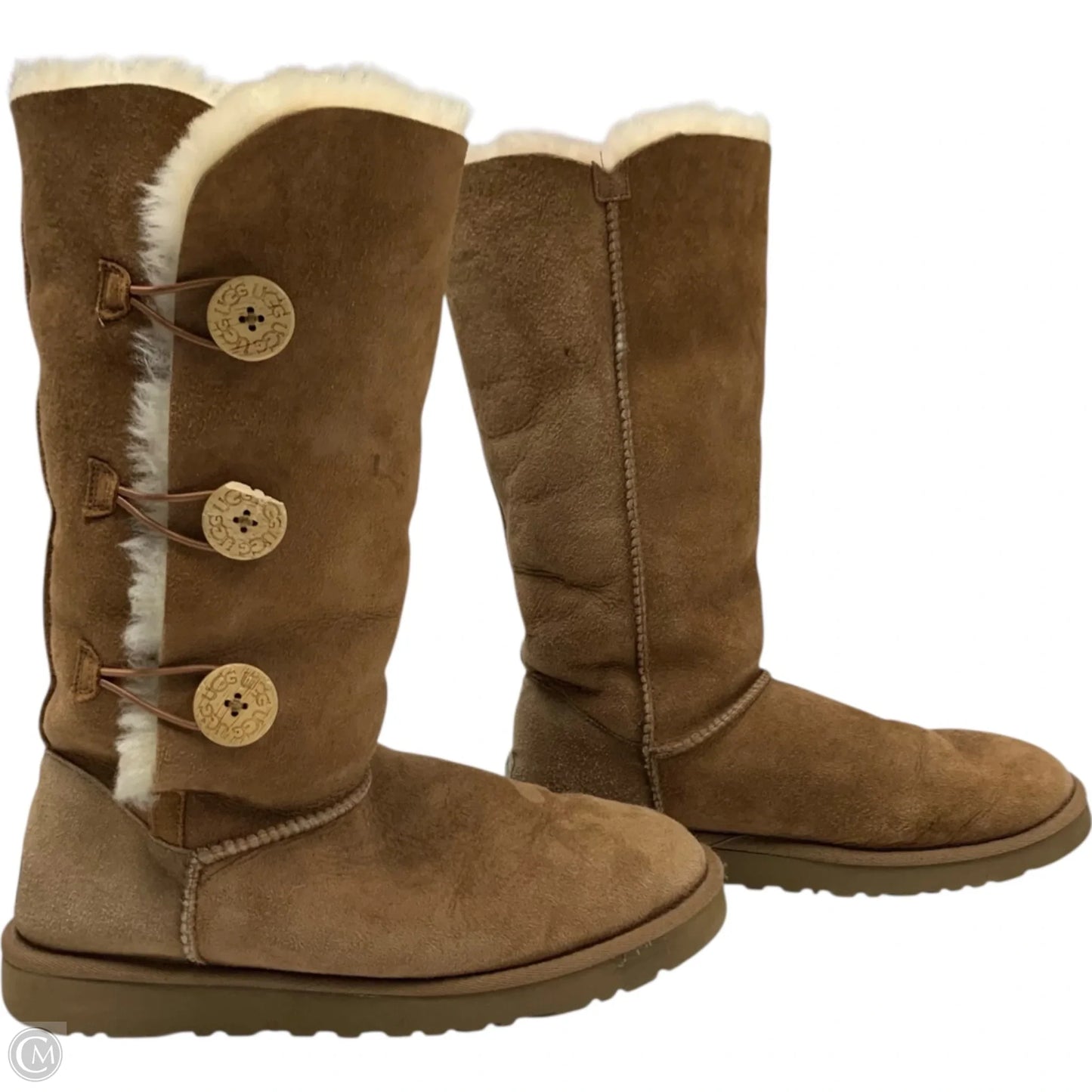 Boots Designer By Ugg In Tan, Size: 11