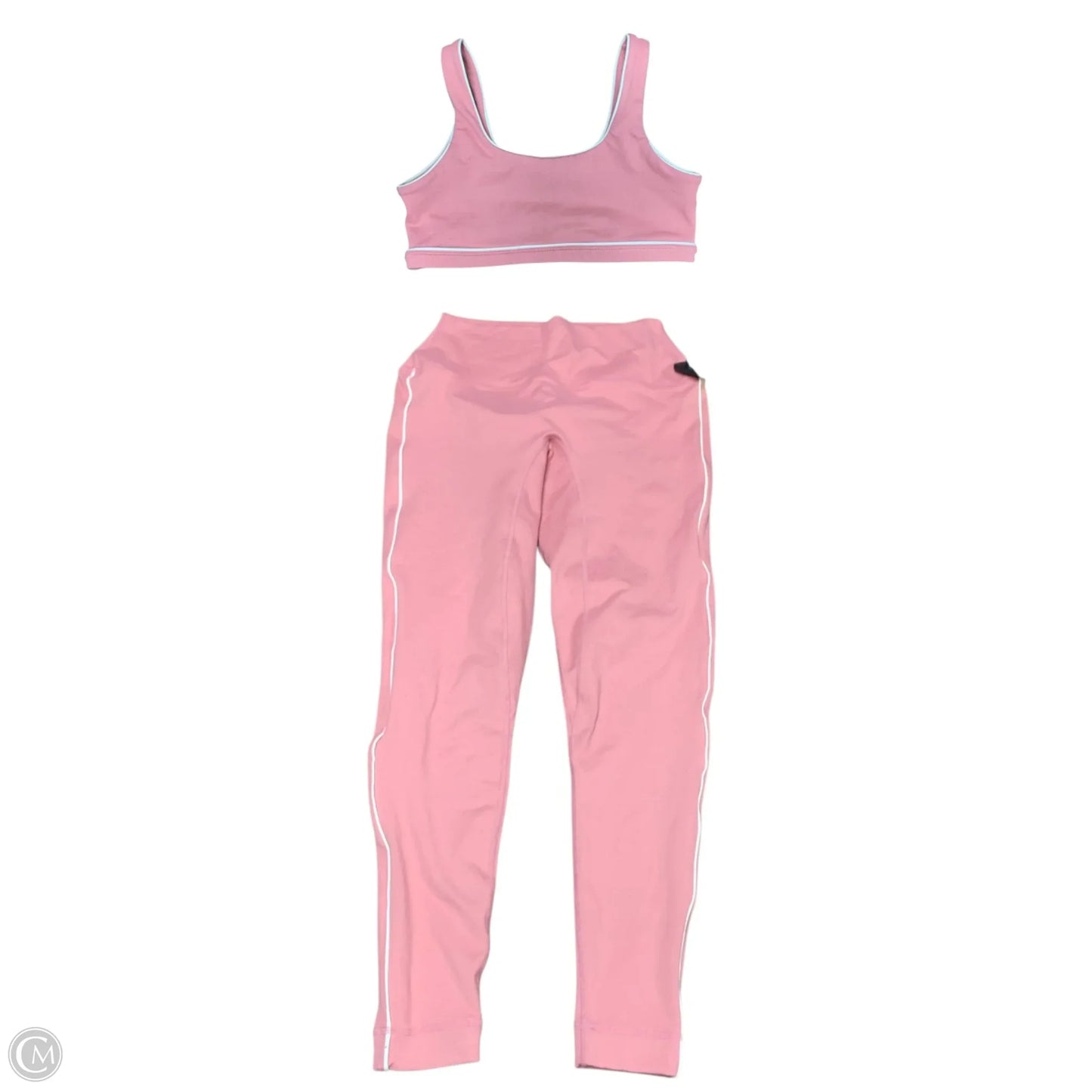 Athletic Pants 2pc By Set In Pink, Size: M