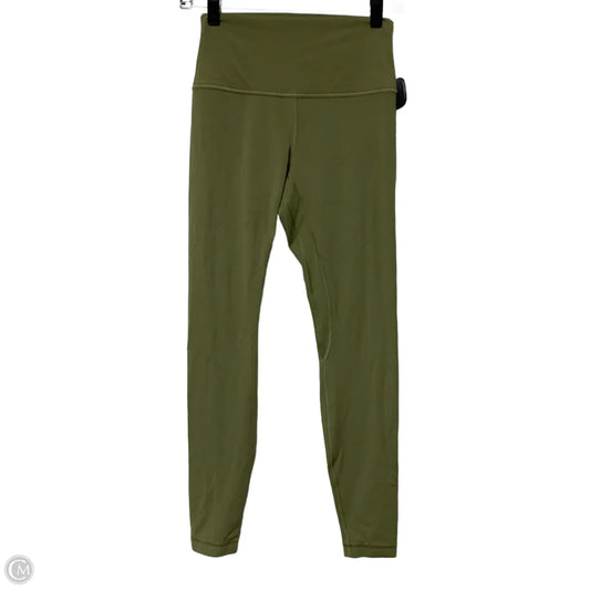 Athletic Leggings By Lululemon In Green, Size: S