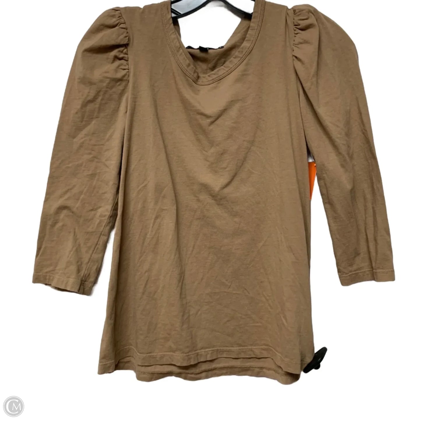 Top 3/4 Sleeve By Pomander Place In Tan, Size: S