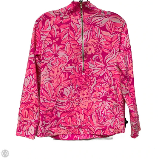 Top Long Sleeve Designer By Lilly Pulitzer In Pink, Size: S