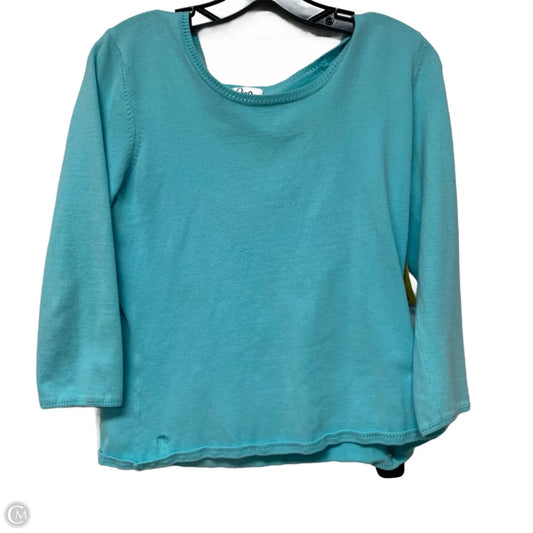 Top Long Sleeve Designer By Lilly Pulitzer In Blue, Size: M