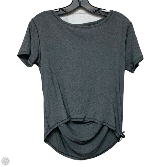 Athletic Top Short Sleeve By Lululemon In Blue, Size: Xs