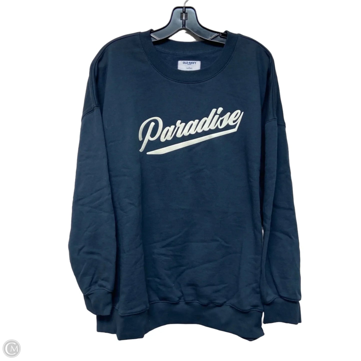 Sweatshirt Crewneck By Old Navy In Navy, Size: L