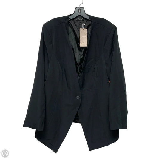 Blazer By Emery Rose In Black, Size: 4x