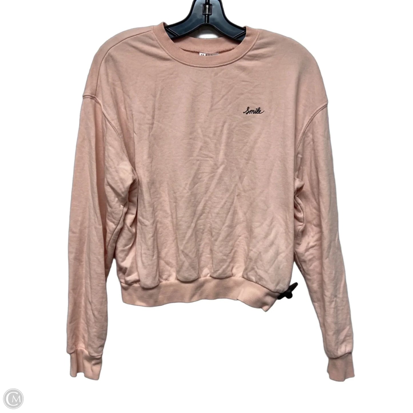 Sweatshirt Crewneck By Divided In Pink, Size: M