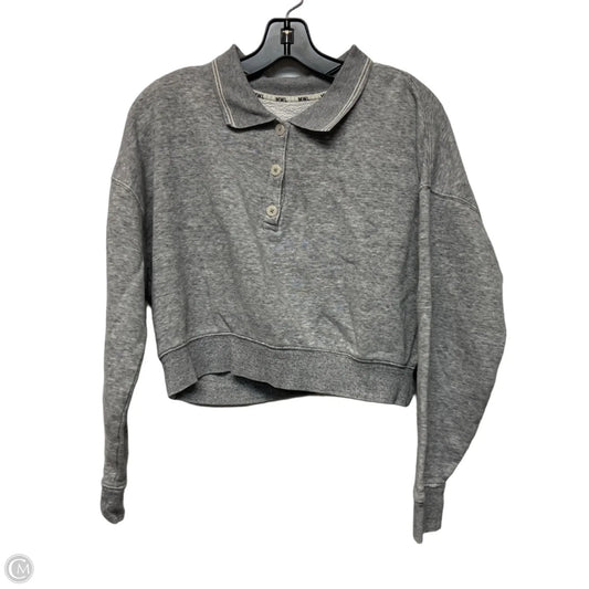 Sweatshirt Collar By Madewell In Grey, Size: M
