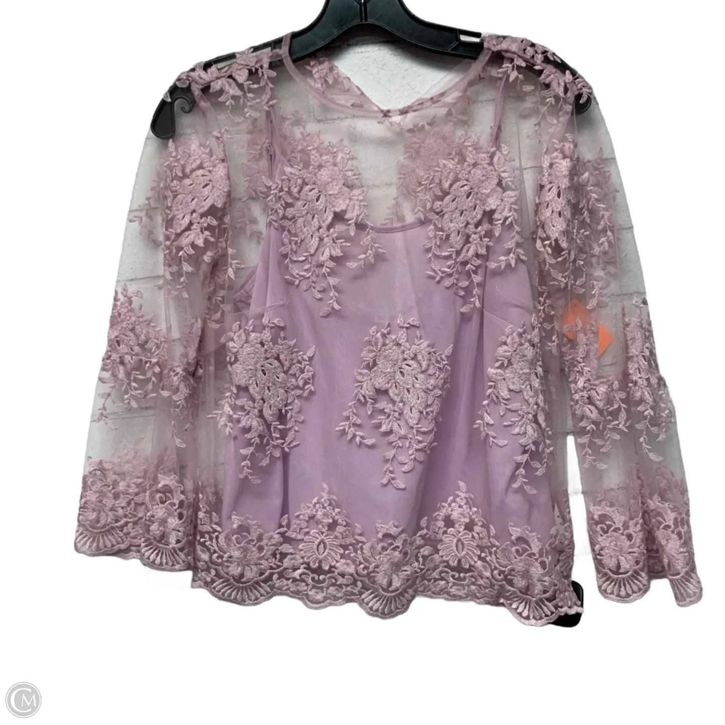 Top Long Sleeve By Nanette By Nanette Lepore In Purple, Size: S