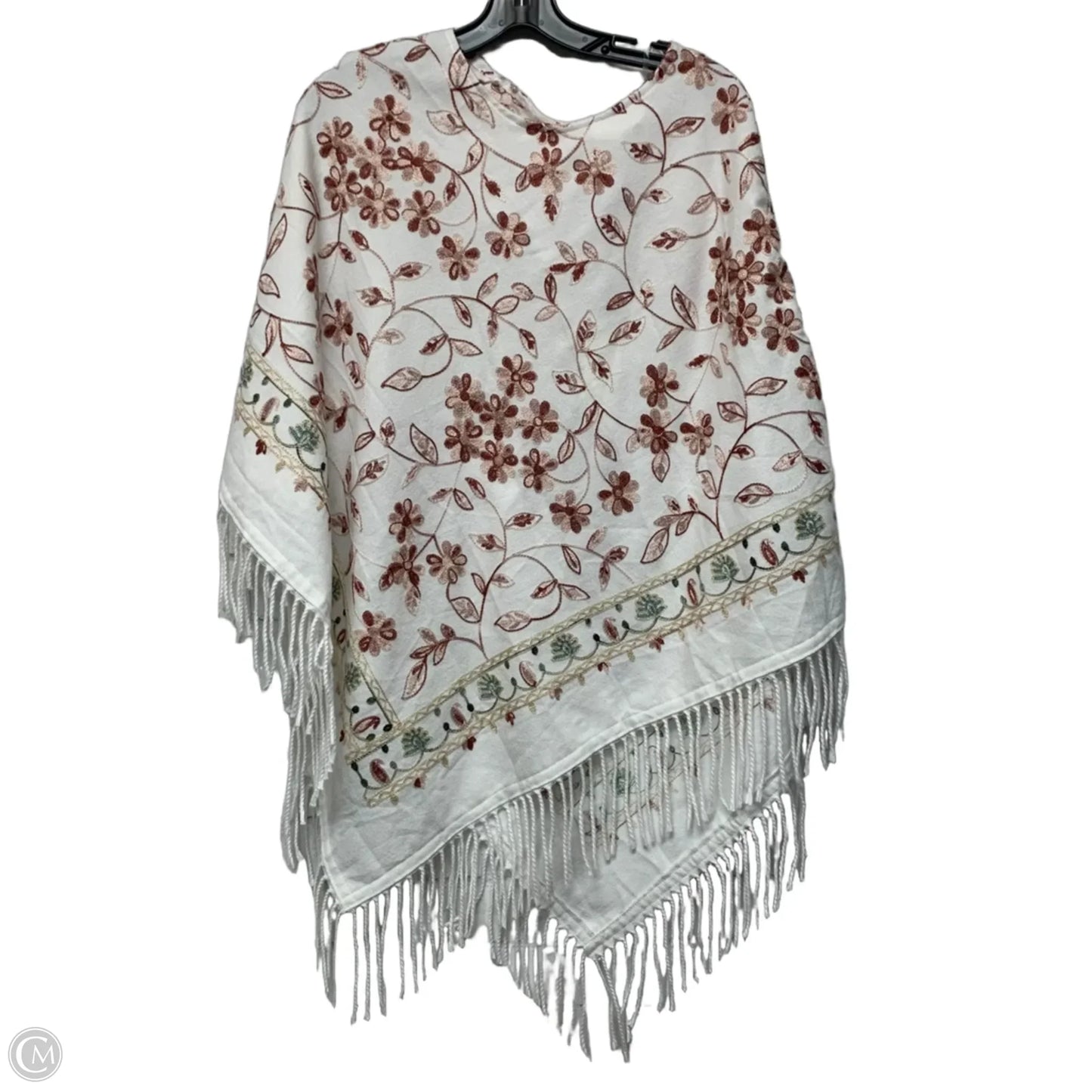 Poncho By Rachel Zoe In White, Size: Osfm