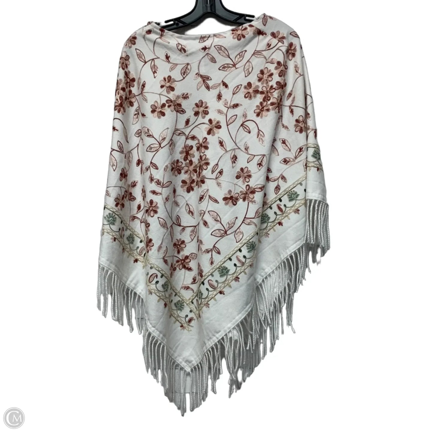 Poncho By Rachel Zoe In White, Size: Osfm