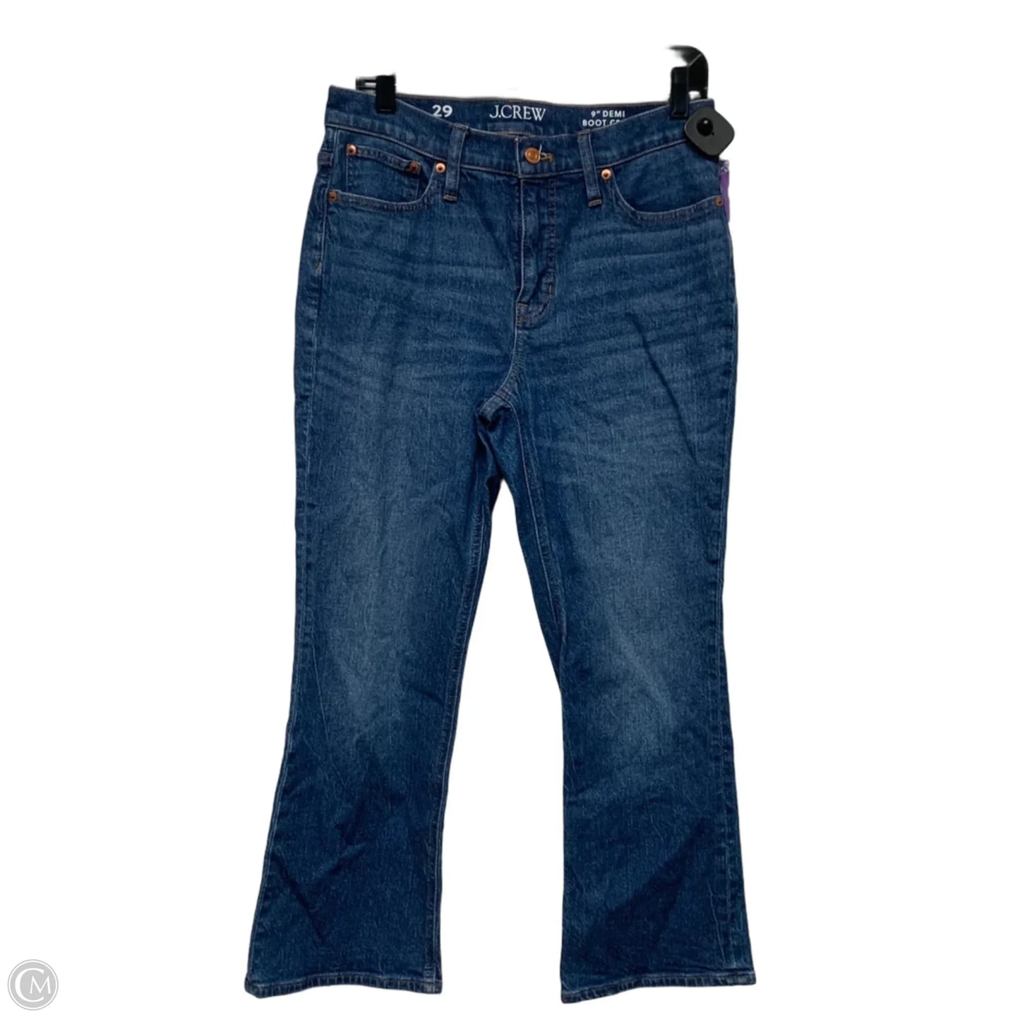 Jeans Cropped By J. Crew In Blue Denim, Size: 8