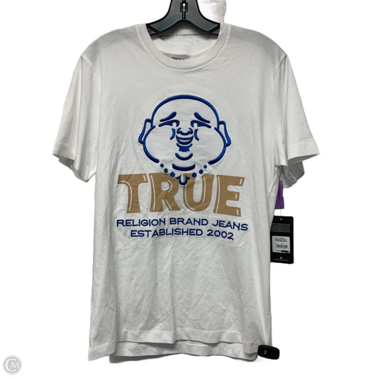 Top Short Sleeve By True Religion In White, Size: S