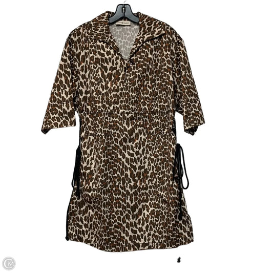 Dress Designer By Tory Burch In Leopard Print, Size: S