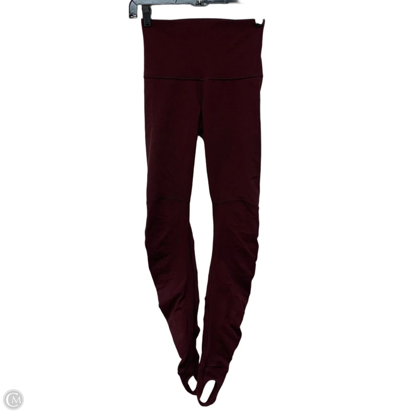Athletic Leggings By Lululemon In Maroon, Size: S