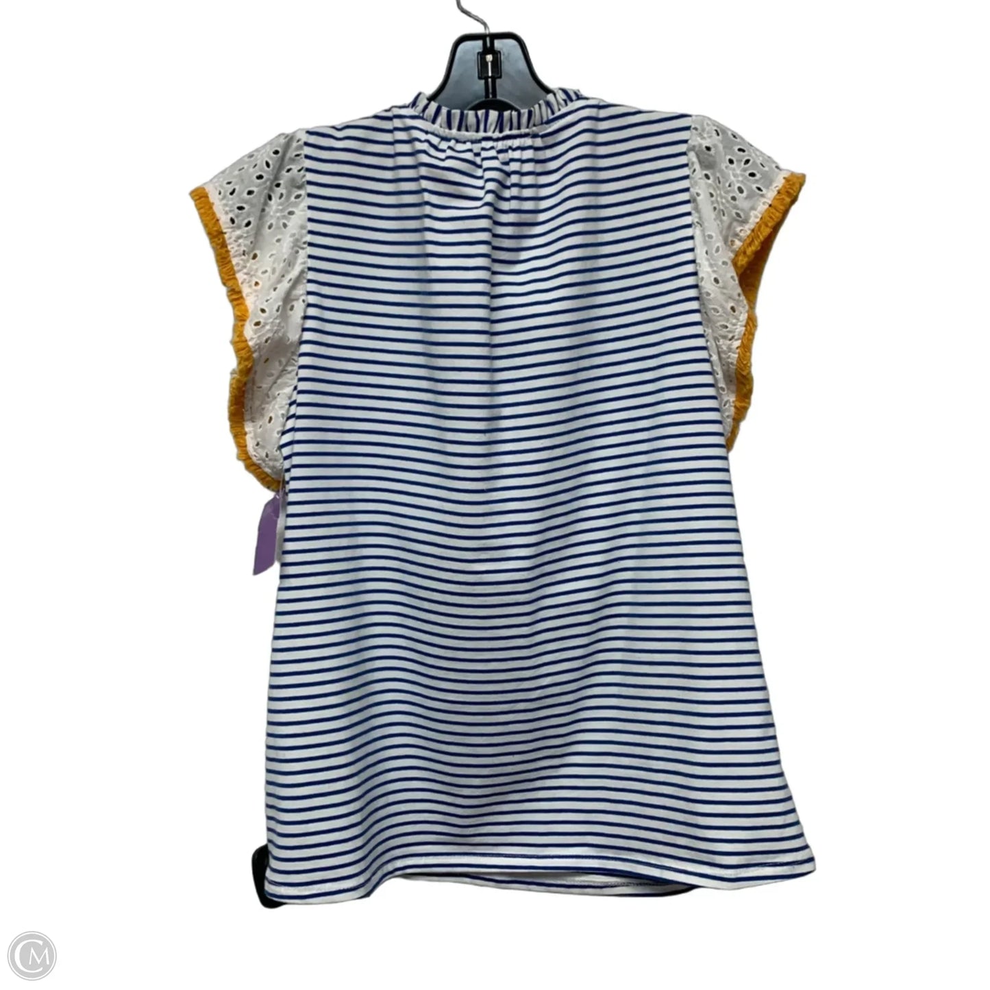 Top Short Sleeve By Thml In Striped Pattern, Size: Xs