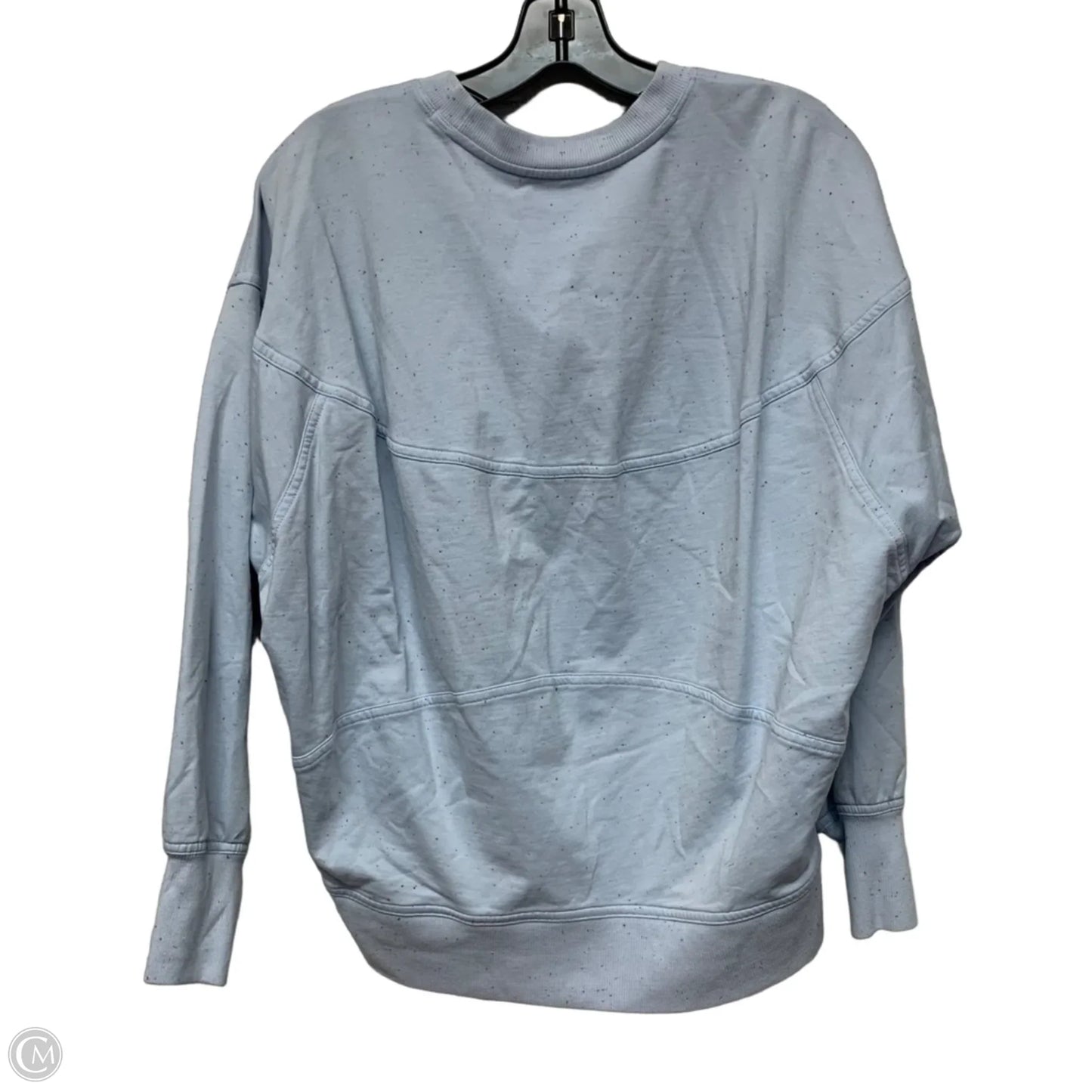 Athletic Sweatshirt Crewneck By Lululemon In Blue, Size: S