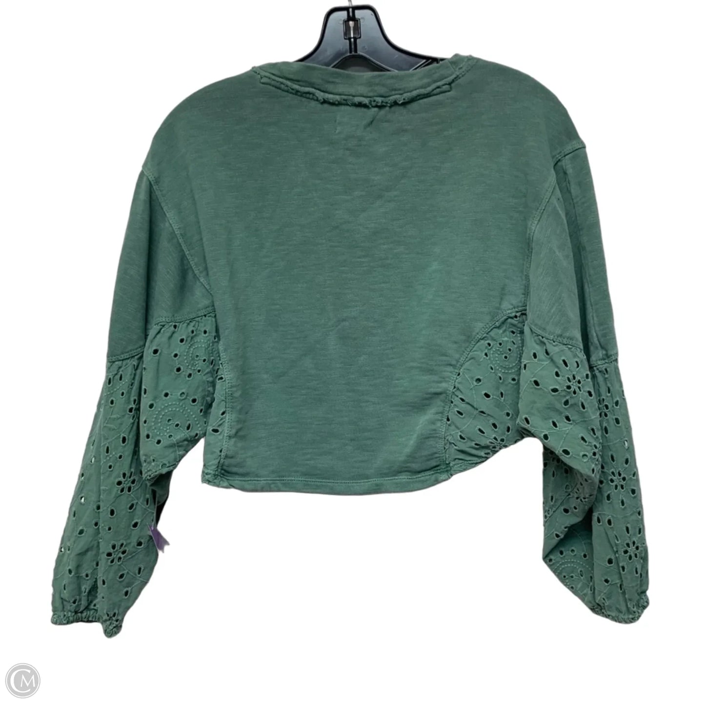 Top Long Sleeve By Pilcro In Green, Size: Xxs