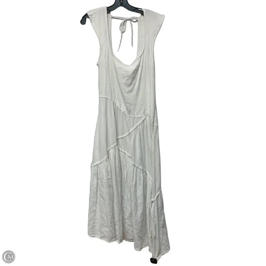 Dress Casual Maxi By Free People In White, Size: L