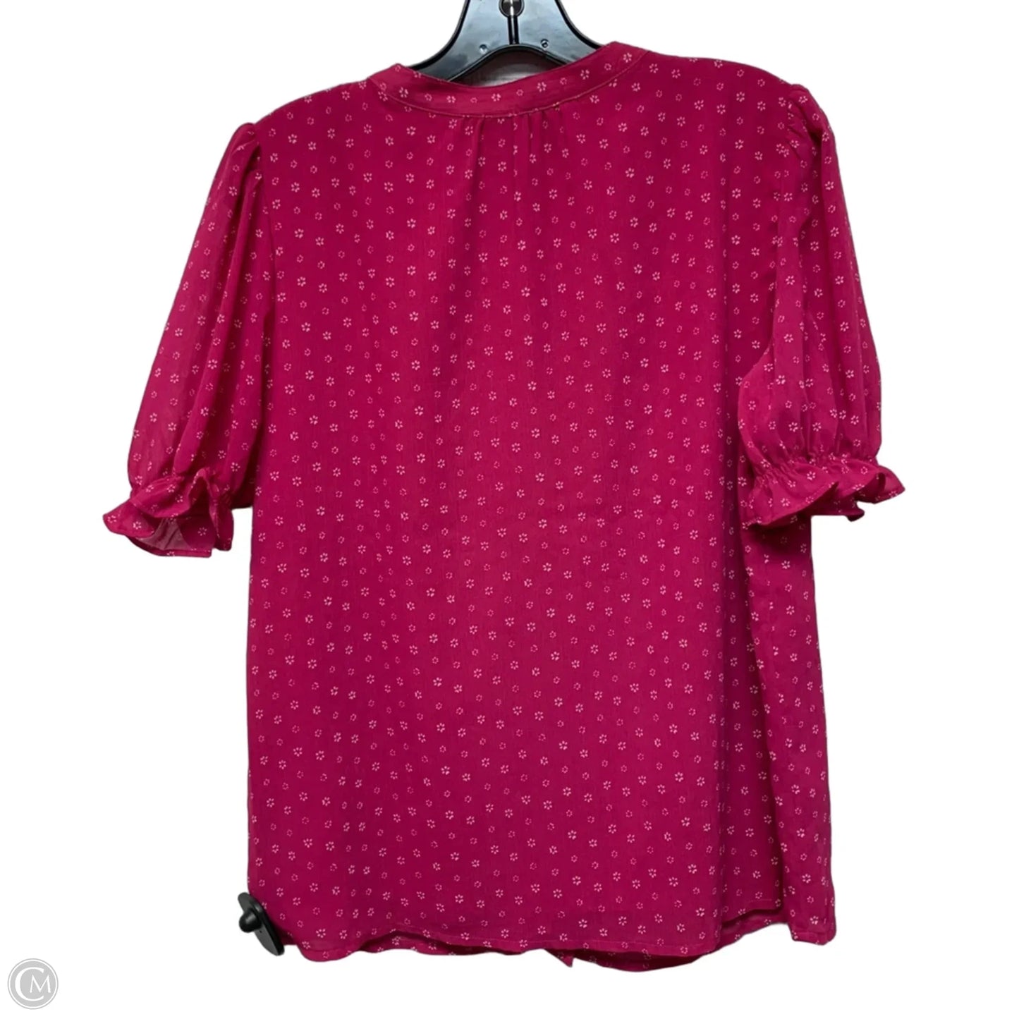 Blouse Short Sleeve By J. Crew In Pink, Size: S