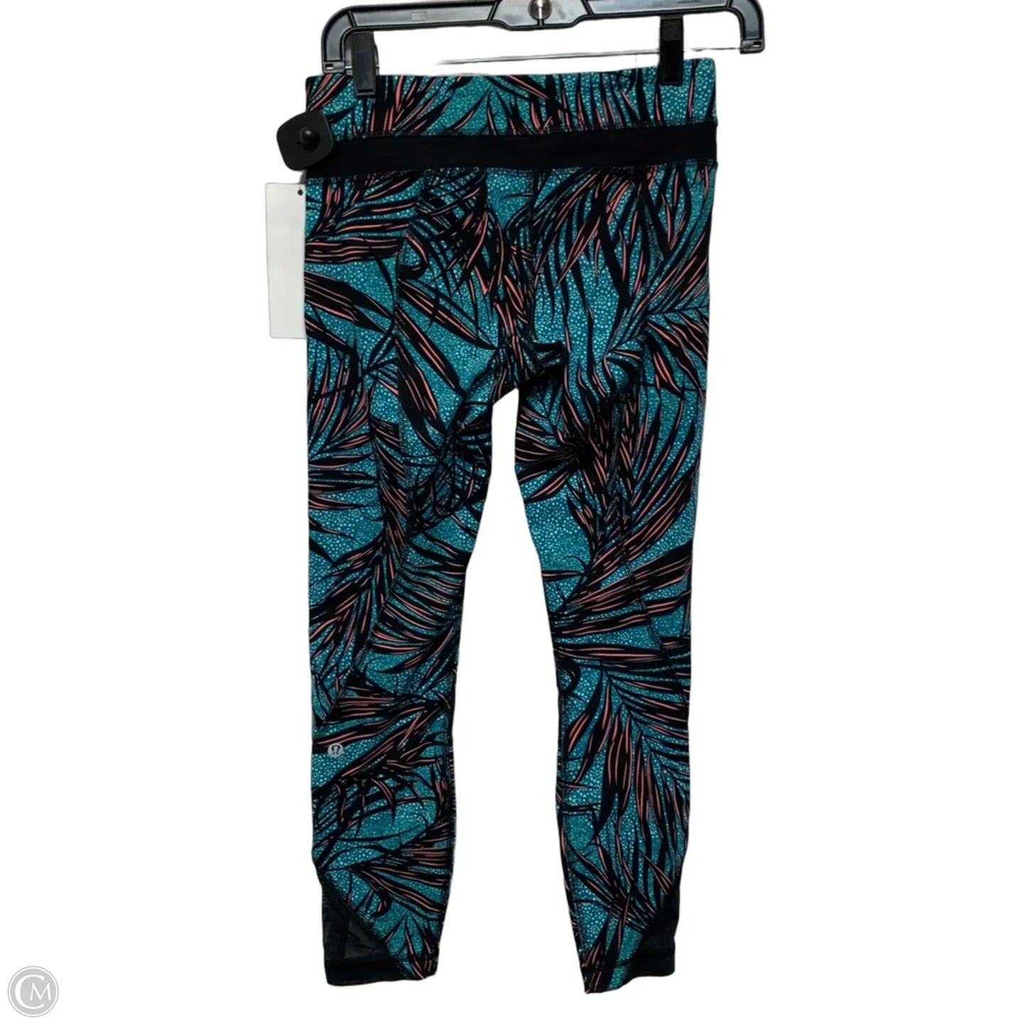 Athletic Leggings By Lululemon In Blue & Orange, Size: S