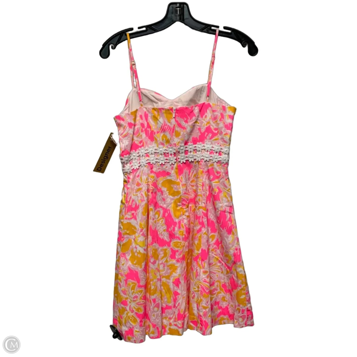 Dress Designer By Lilly Pulitzer In Pink & Yellow, Size: Xs