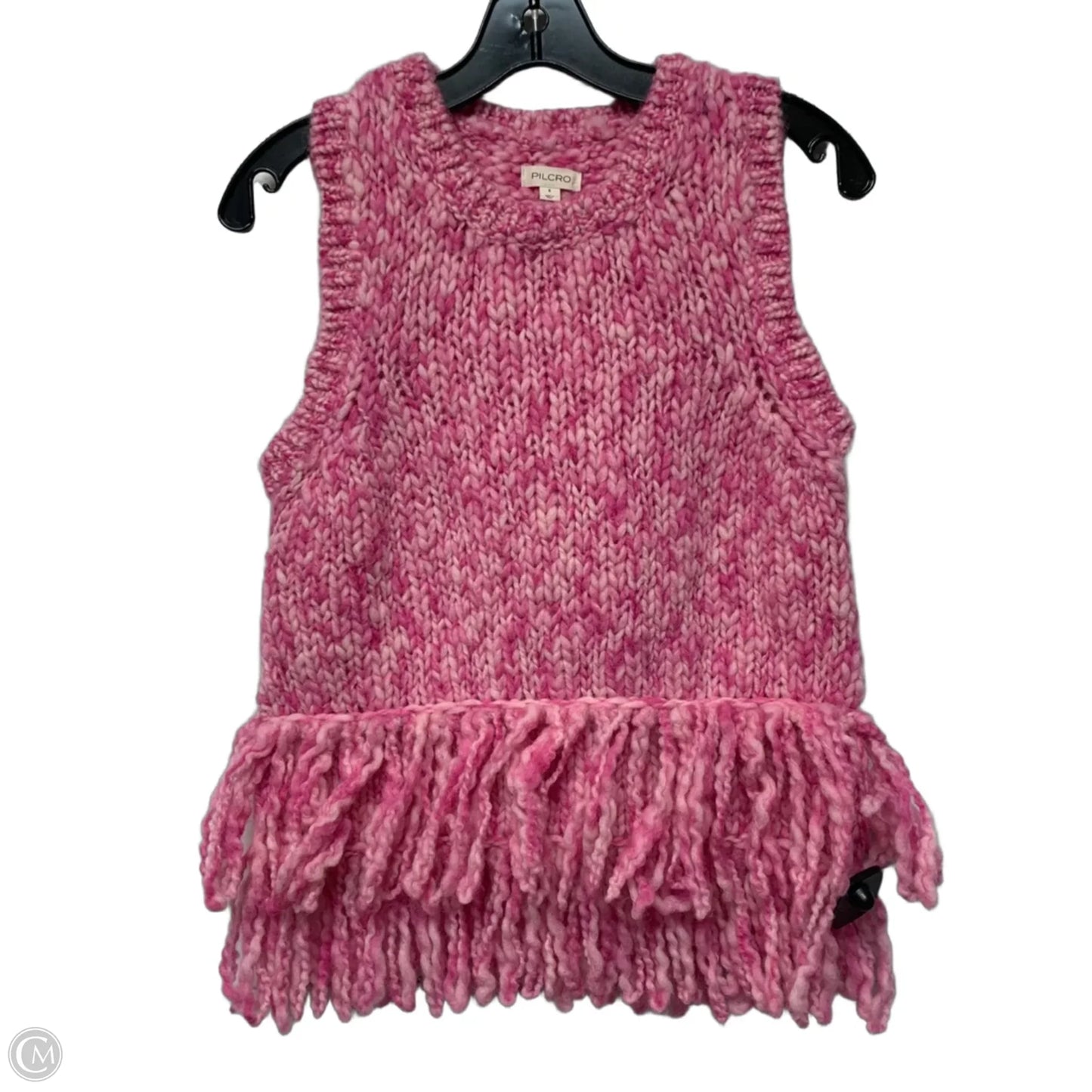 Vest Sweater By Pilcro In Pink, Size: S