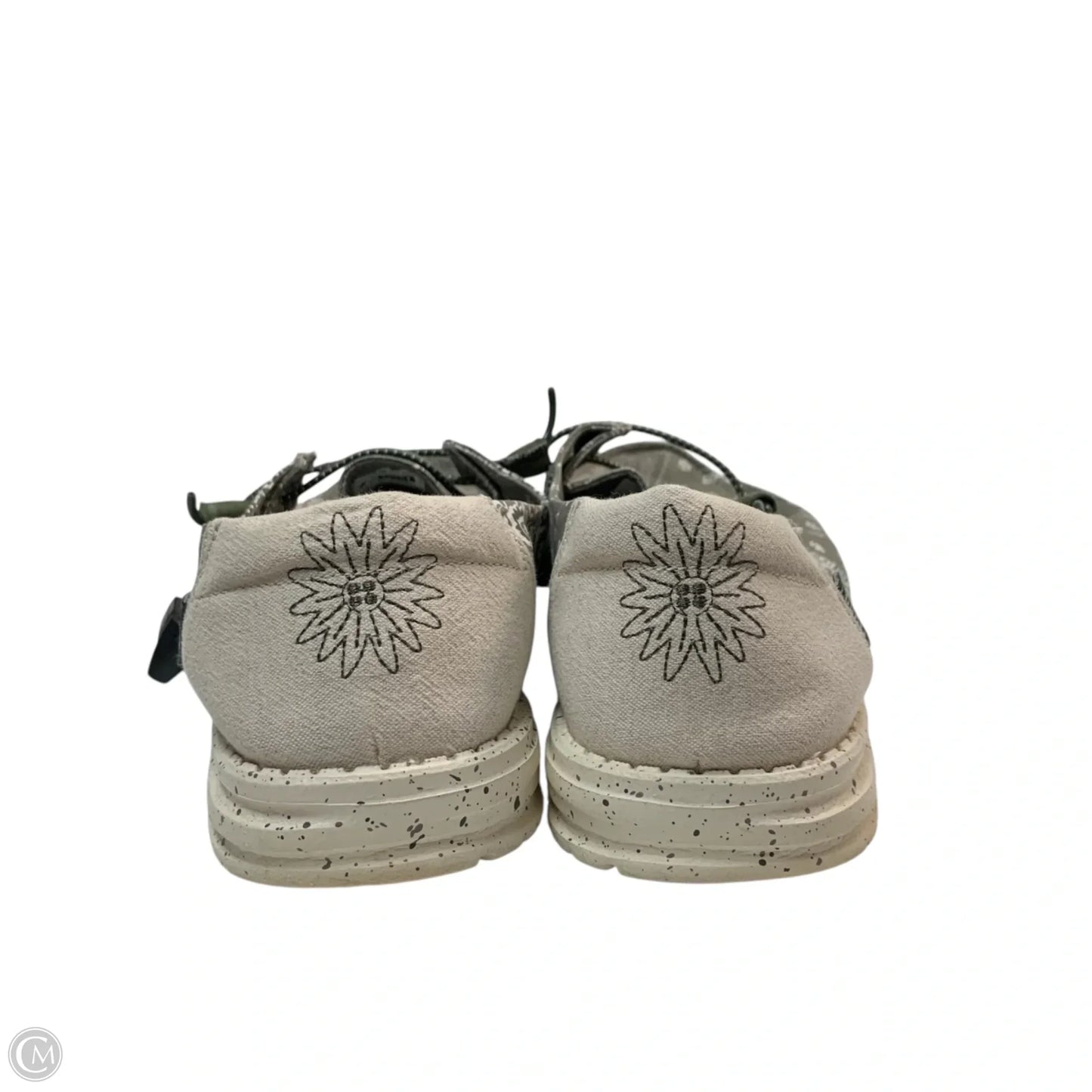 Shoes Sneakers By Hey Dude In Green, Size: 12
