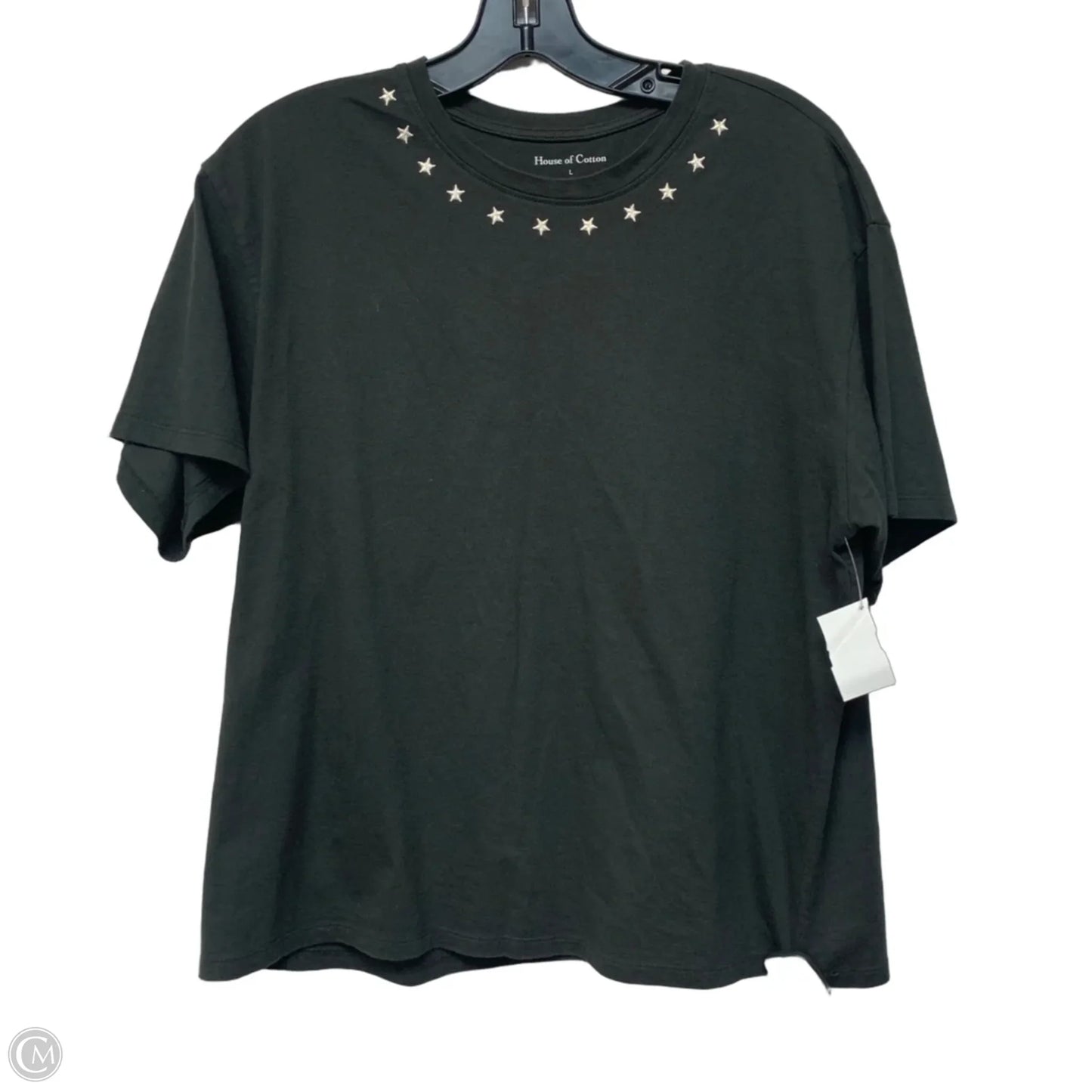 Top Short Sleeve By House of Cotton In Black, Size: L