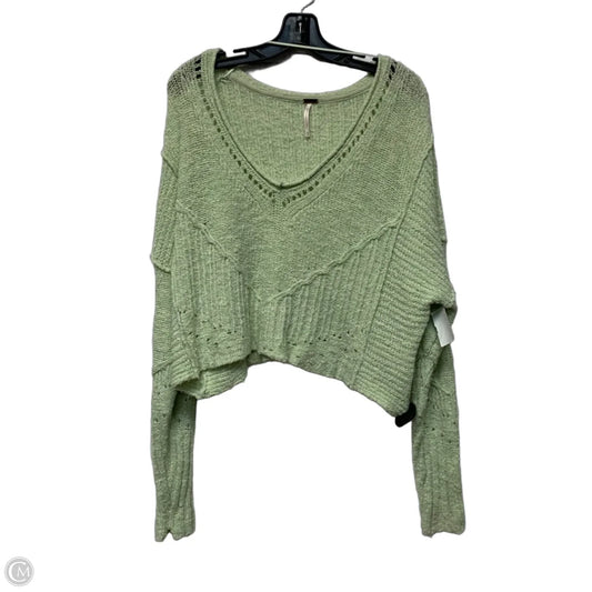 Sweater By Free People In Green, Size: Xs