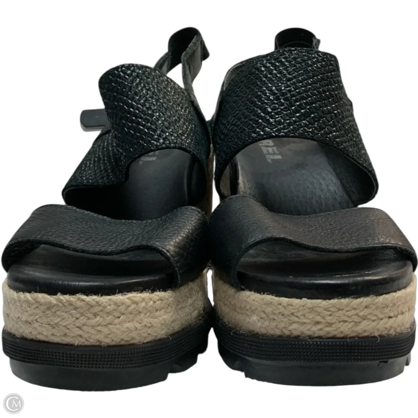 Sandals Heels Wedge By Sorel In Black, Size: 9.5
