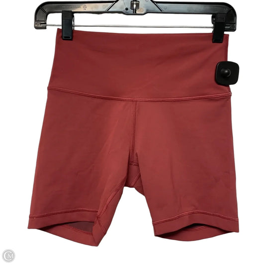 Athletic Shorts By Lululemon In Red, Size: S