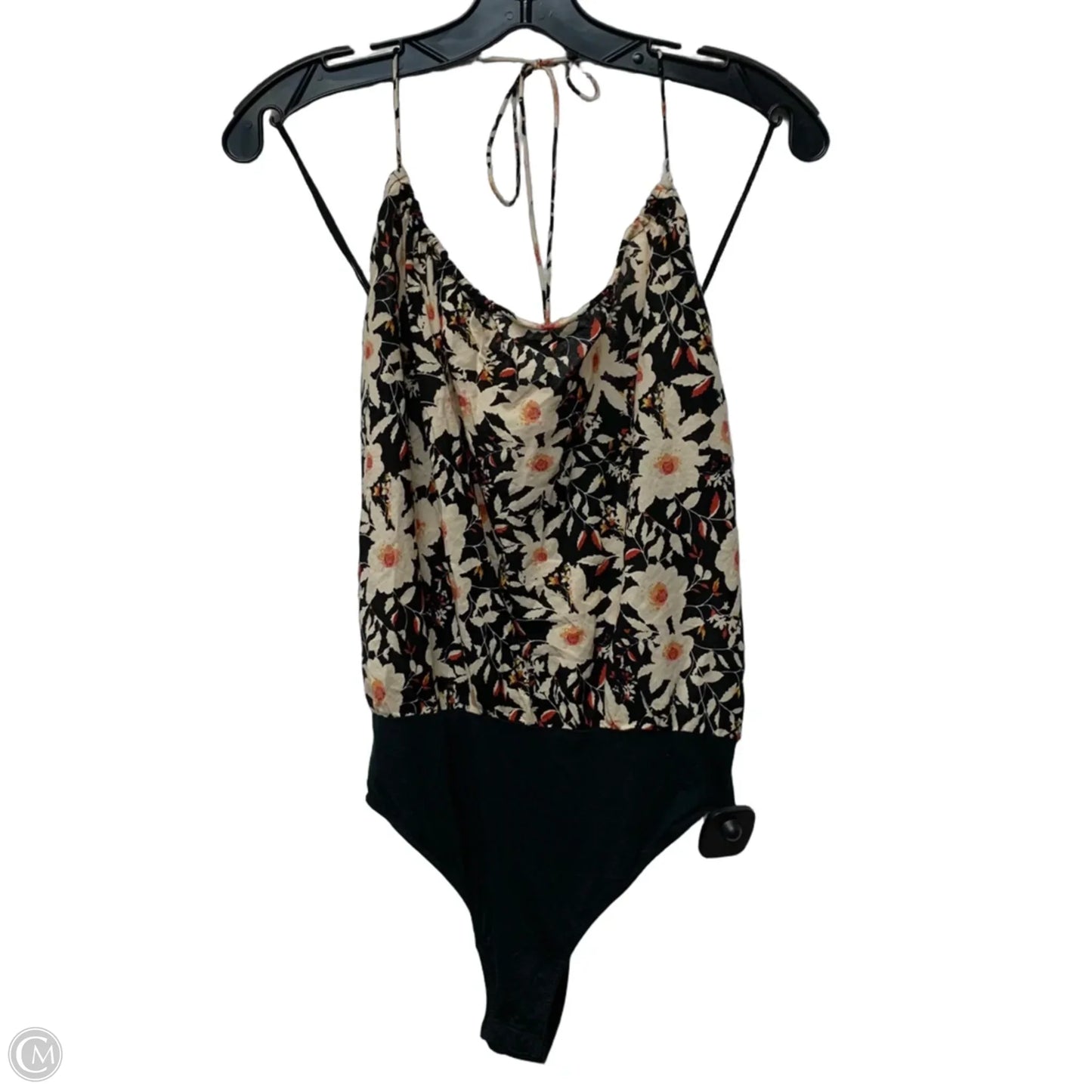 Bodysuit By Free People In Black & Cream, Size: S