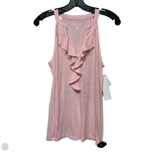 Top Sleeveless Designer By Lilly Pulitzer In Pink, Size: S