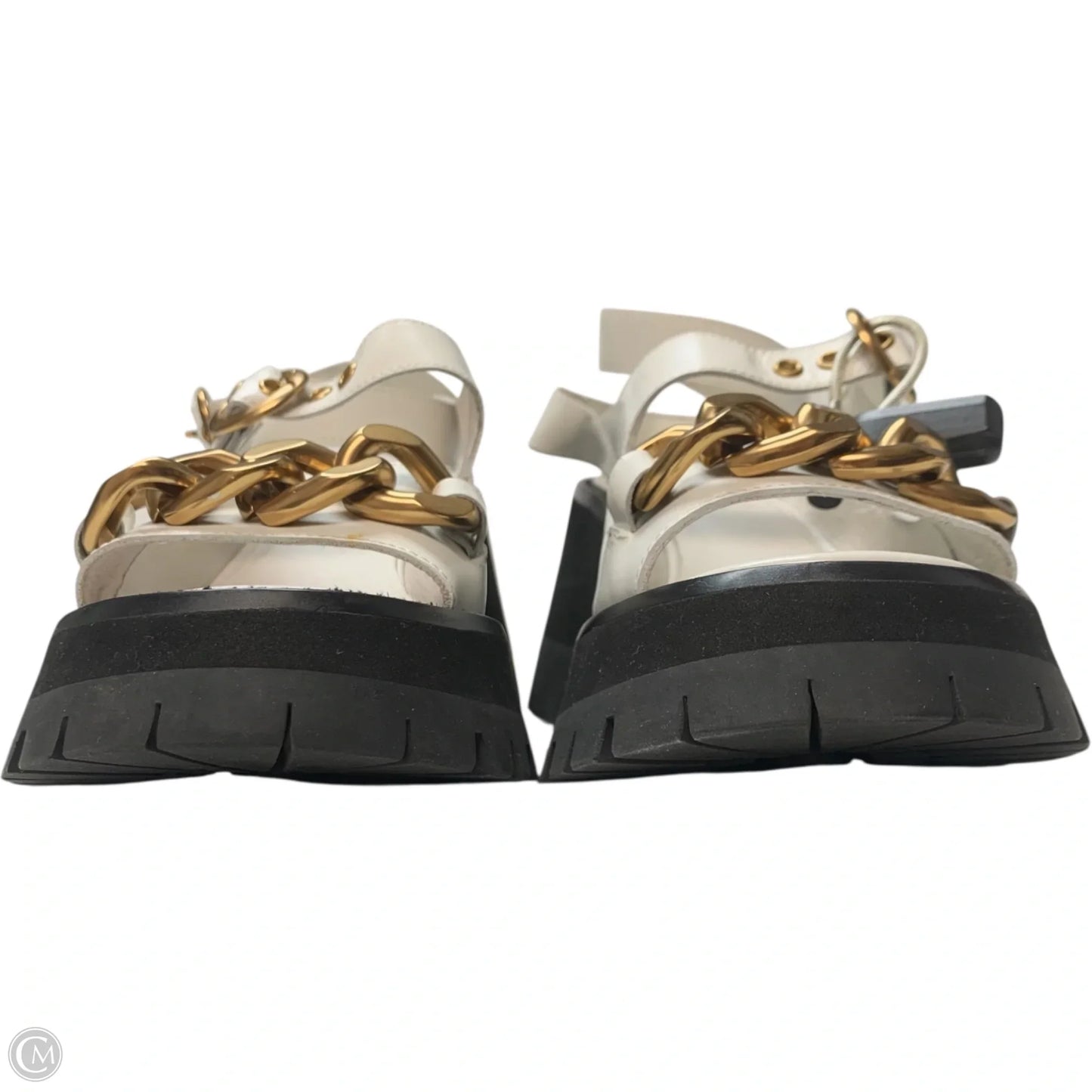Sandals Heels Block By Jeffrey Campbell In White, Size: 7
