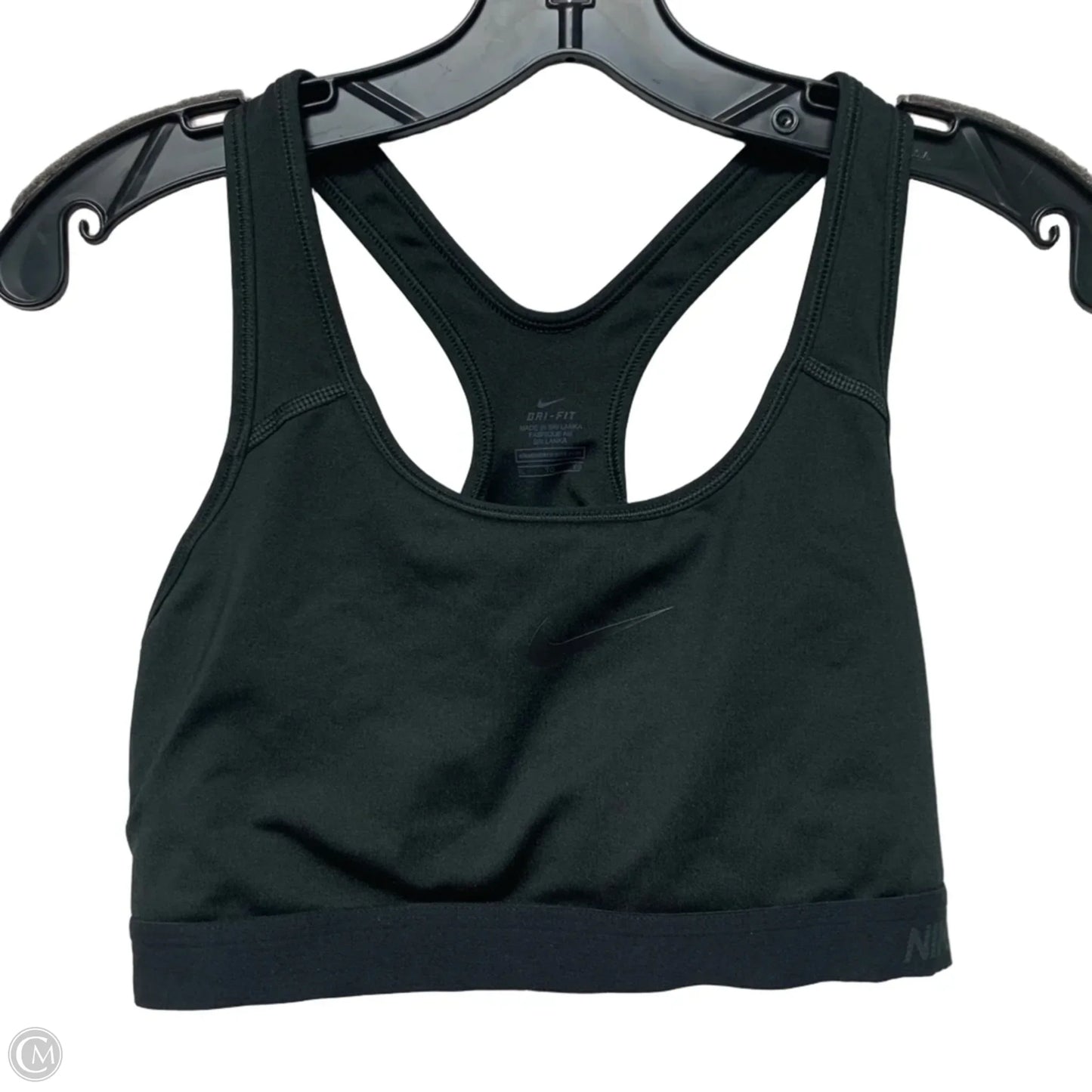 Athletic Bra By Nike Apparel In Black, Size: Xl