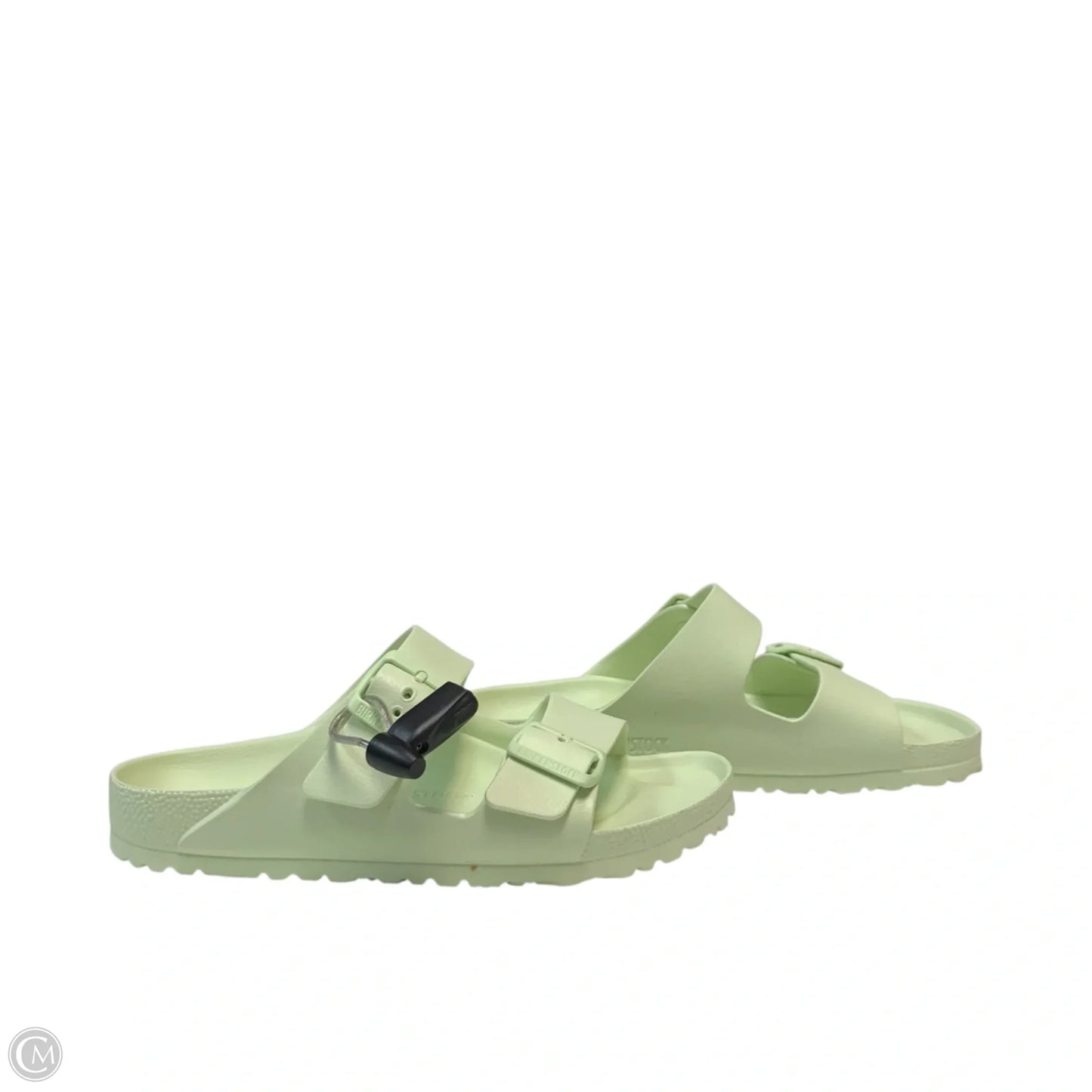 Sandals Flats By Birkenstock In Green, Size: 8