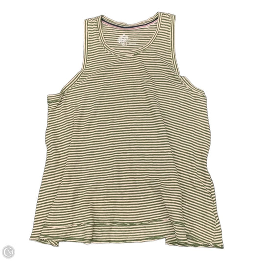 Top Sleeveless By Pilcro In Striped Pattern, Size: M