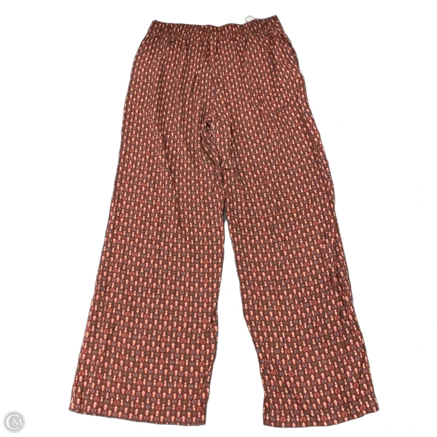 Pants Wide Leg By Old Navy In Brown & Red, Size: M
