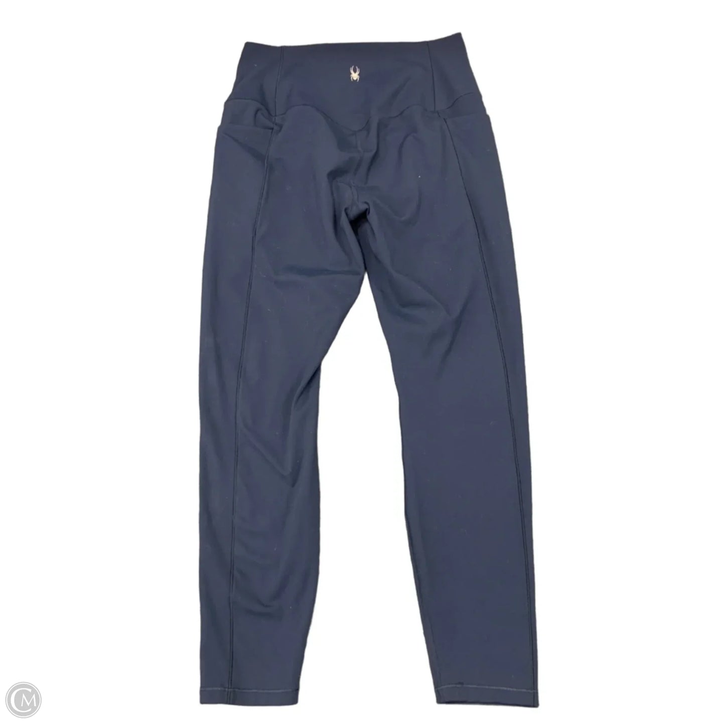 Athletic Leggings By Spyder In Navy, Size: M
