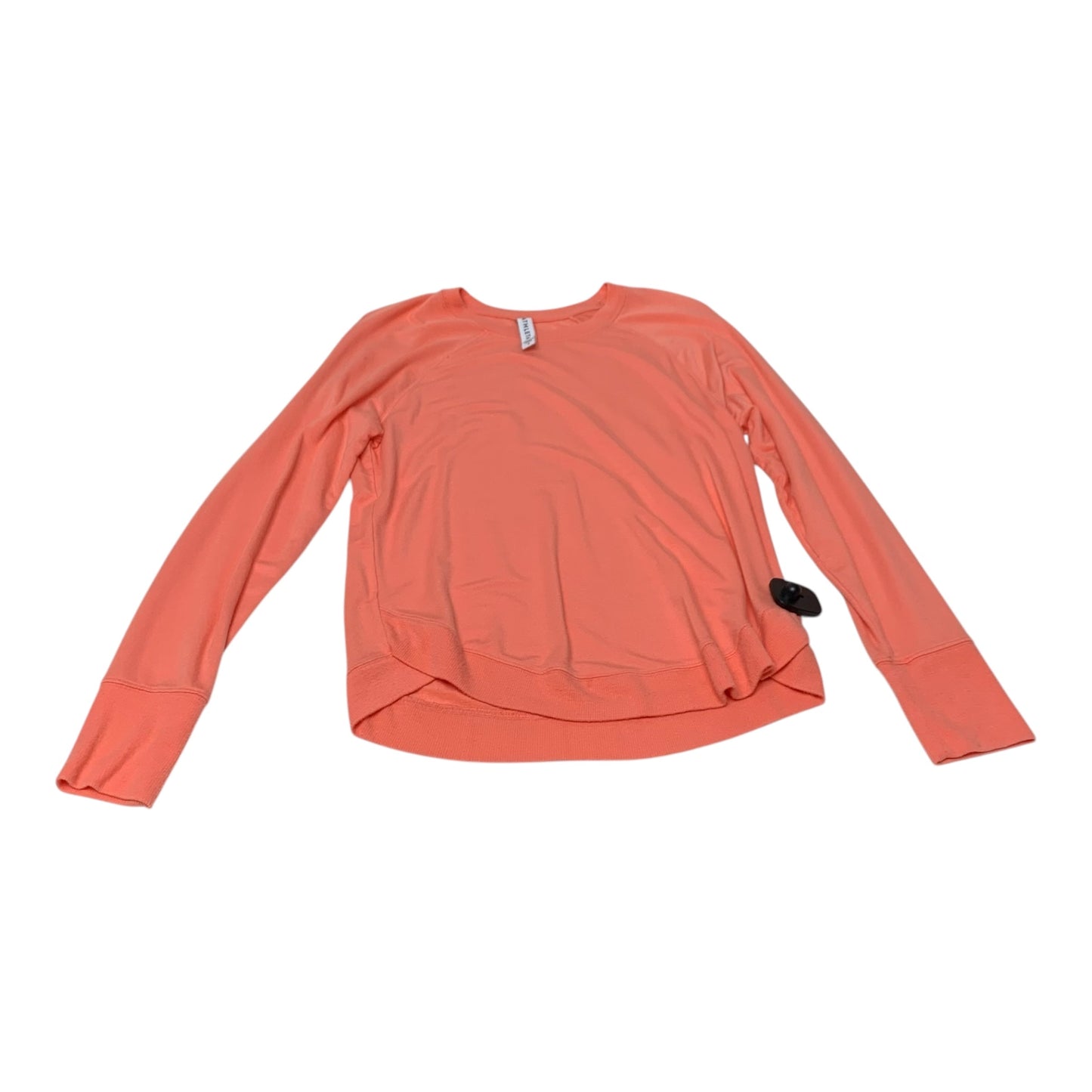 Athletic Top Long Sleeve Crewneck By Athleta In Orange, Size: S