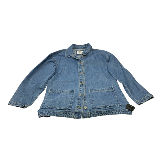 Jacket Denim By Clothes Mentor In Blue, Size: M