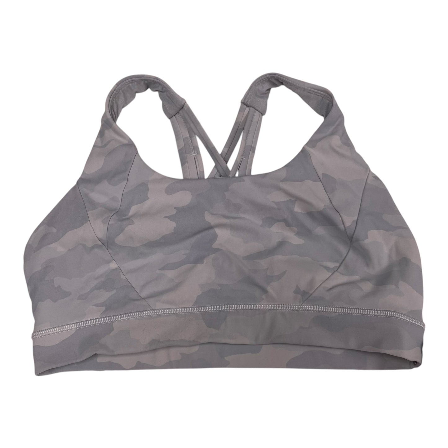 Athletic Bra By Lululemon In Grey, Size: 10