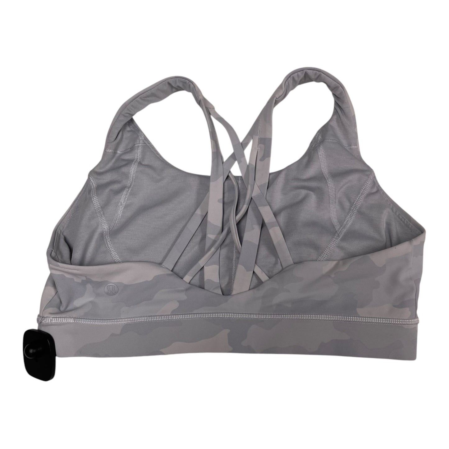 Athletic Bra By Lululemon In Grey, Size: 10