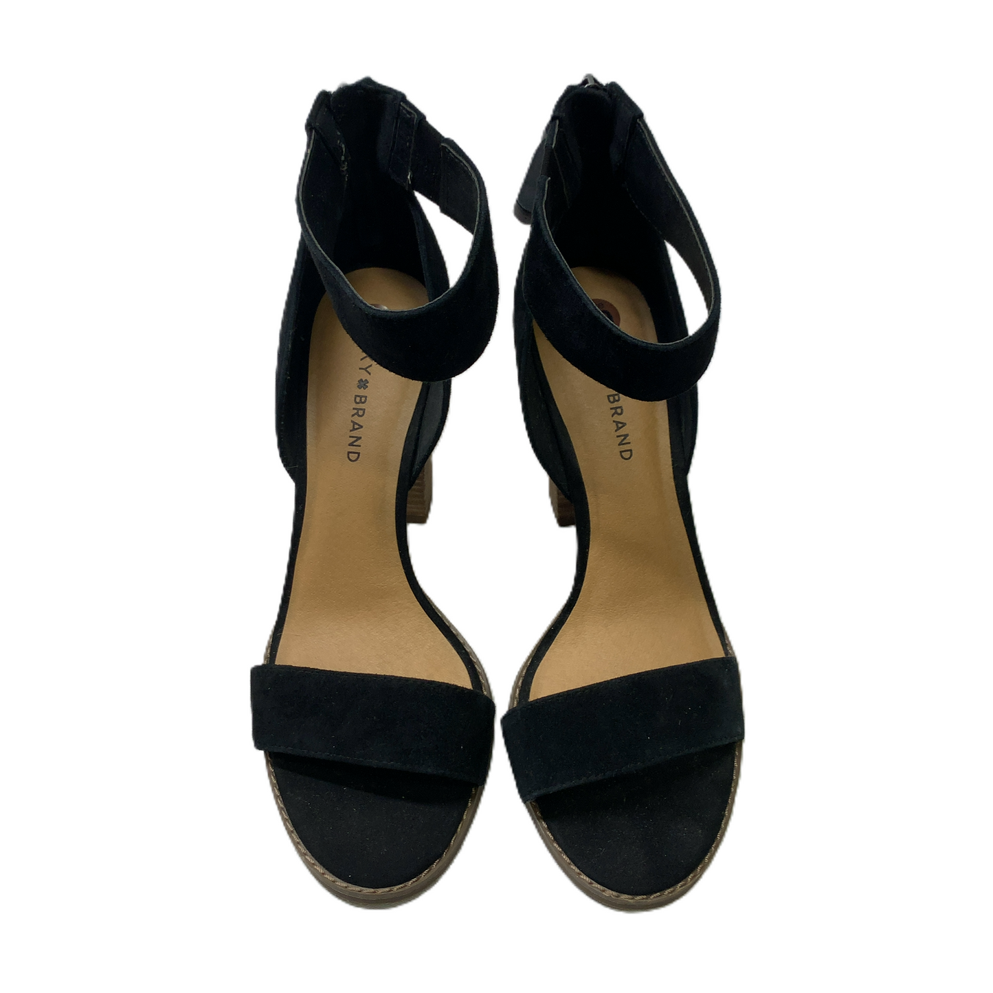 Black  Sandals Heels Block By Lucky Brand  Size: 10