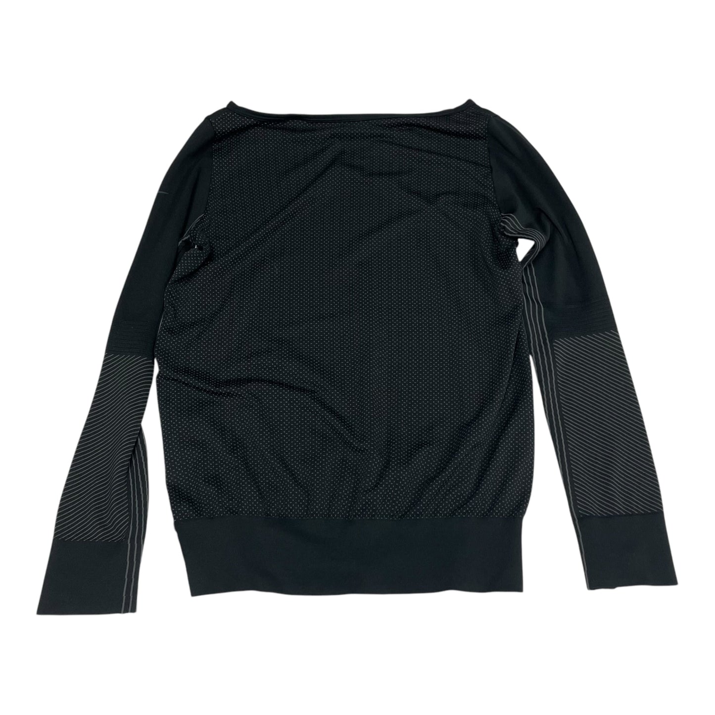 Athletic Top Long Sleeve Crewneck By Nike Apparel In Black, Size: S