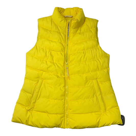 Vest Puffer & Quilted By Gap In Yellow, Size: Xs