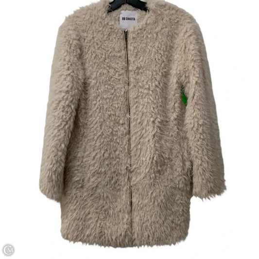 Jacket Faux Fur & Sherpa By Bb Dakota In Cream, Size: Xs