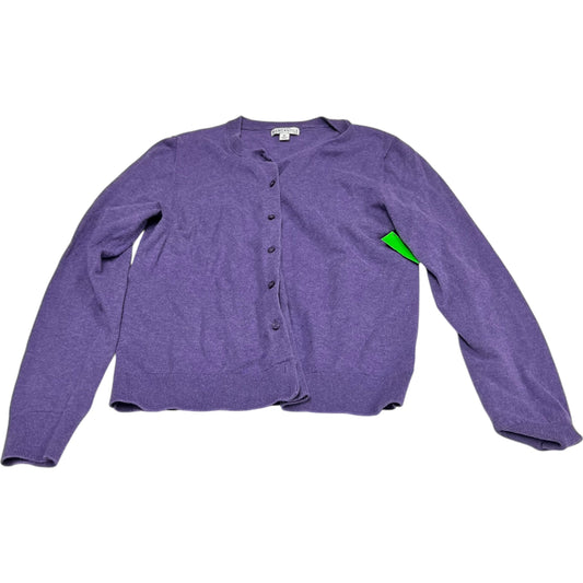 Cardigan By J. Crew In Purple, Size: M