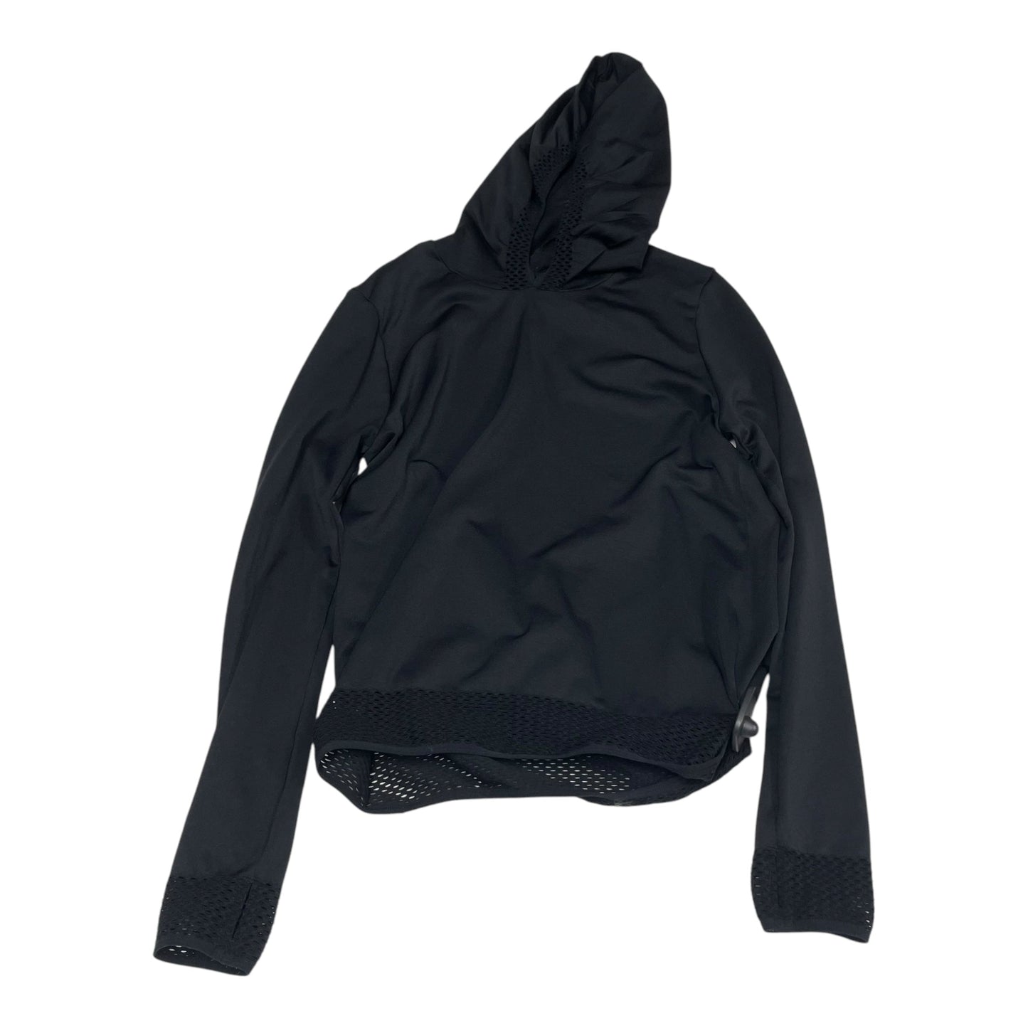 Athletic Top Long Sleeve Hoodie By Fabletics In Black, Size: S