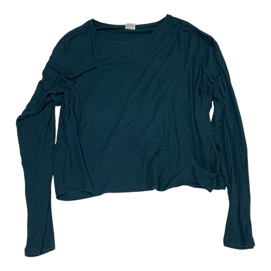 Athletic Top Long Sleeve Crewneck By All In Motion In Blue, Size: M